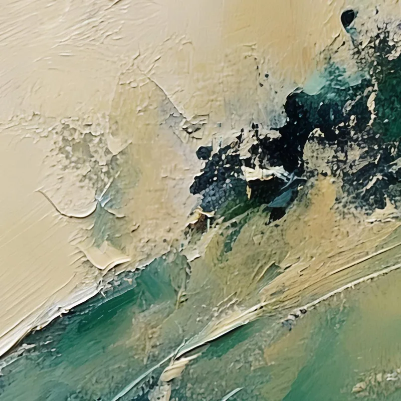 Quadro su tela onda oceanica astratta