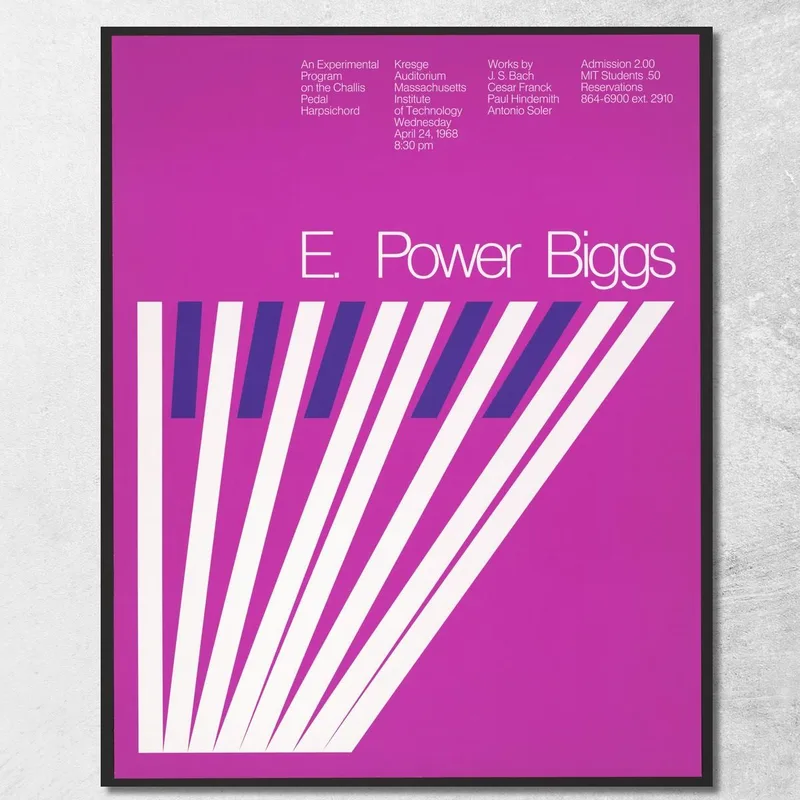 E. Power-Biggs Dietmar Winkler drucken auf leinwand