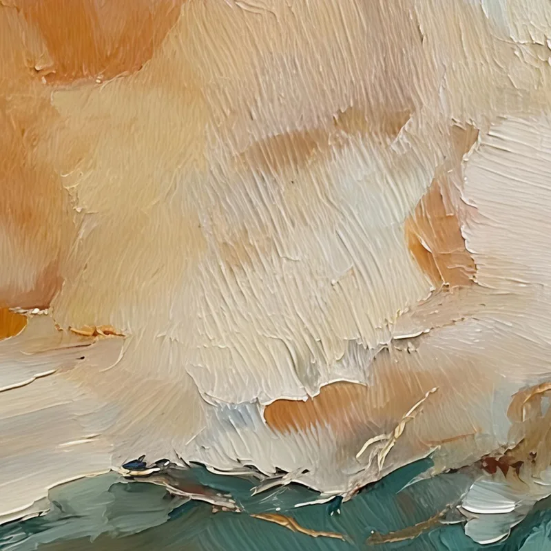 Impresion en lienzo armonía de tonos tierra abstractos