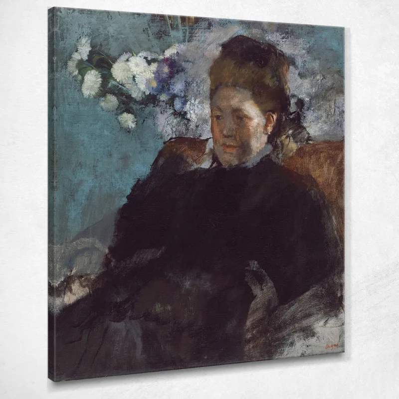 Porträt Einer Frau Edgar Degas