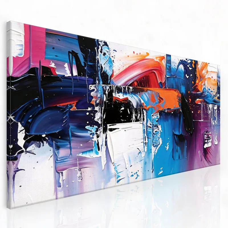 Sinfonia di Colori Astratta quadro canvas