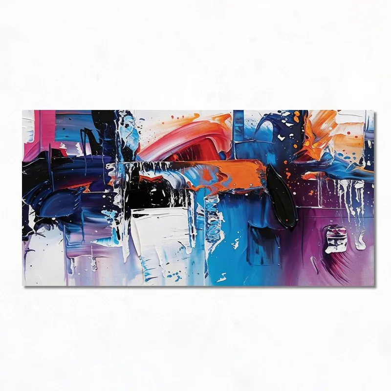 Sinfonia di Colori Astratta quadro canvas