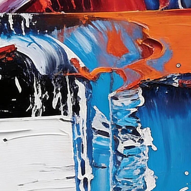 Sinfonia di Colori Astratta quadro canvas
