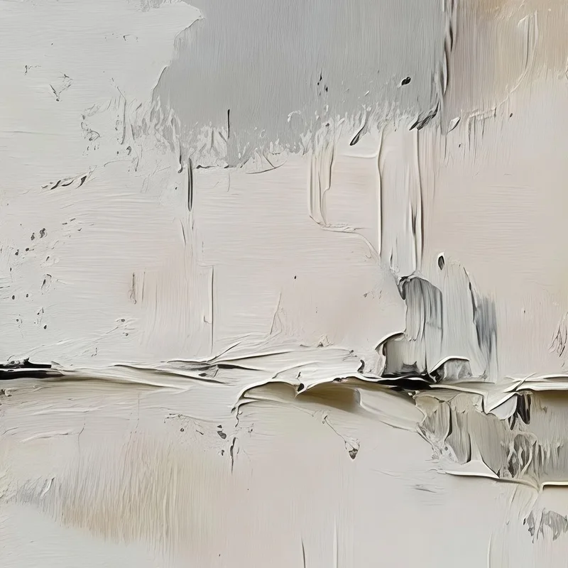Kunstdruck abstrakte beige schwarze leinwand