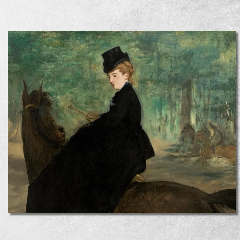 Der Amazonas - Porträt Von Marie Lefébure Édouard Manet