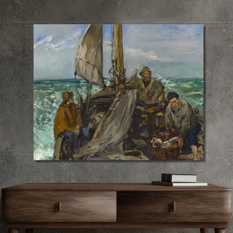 Die Arbeiter Des Meeres Édouard Manet