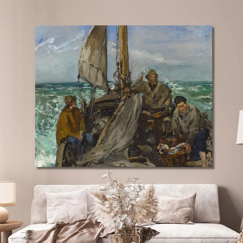 Die Arbeiter Des Meeres Édouard Manet