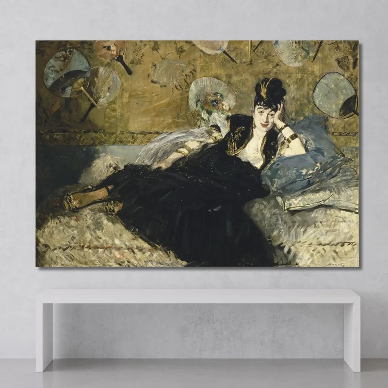 Frau Mit Fächern Édouard Manet