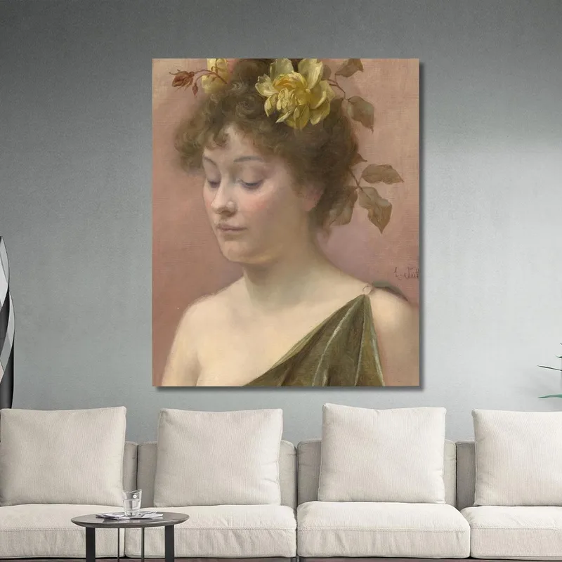 Ritratto Di Una Giovane Donna Eduard Veith