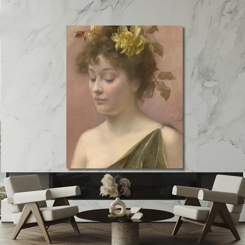 Ritratto Di Una Giovane Donna Eduard Veith
