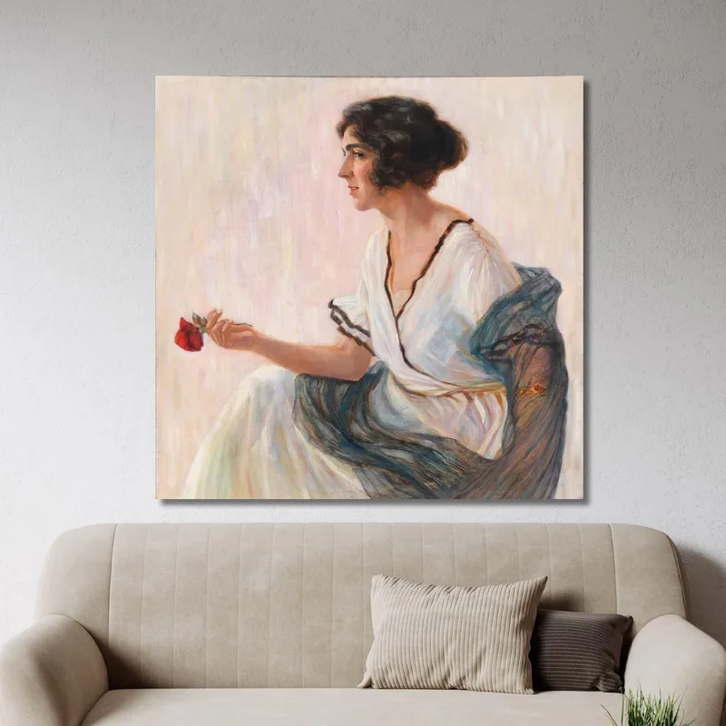 Bellezza Eduard Veith quadro stampa su tela