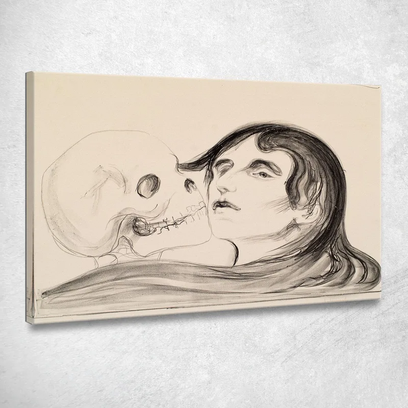 Il Bacio Della Morte Edvard Munch