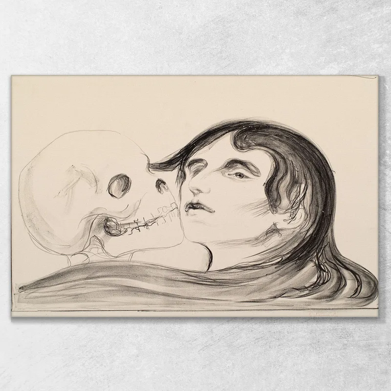 Il Bacio Della Morte Edvard Munch