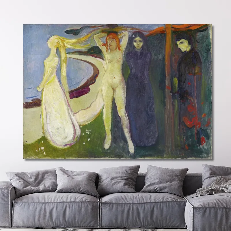 Mujer. Esfinge Edvard Munch