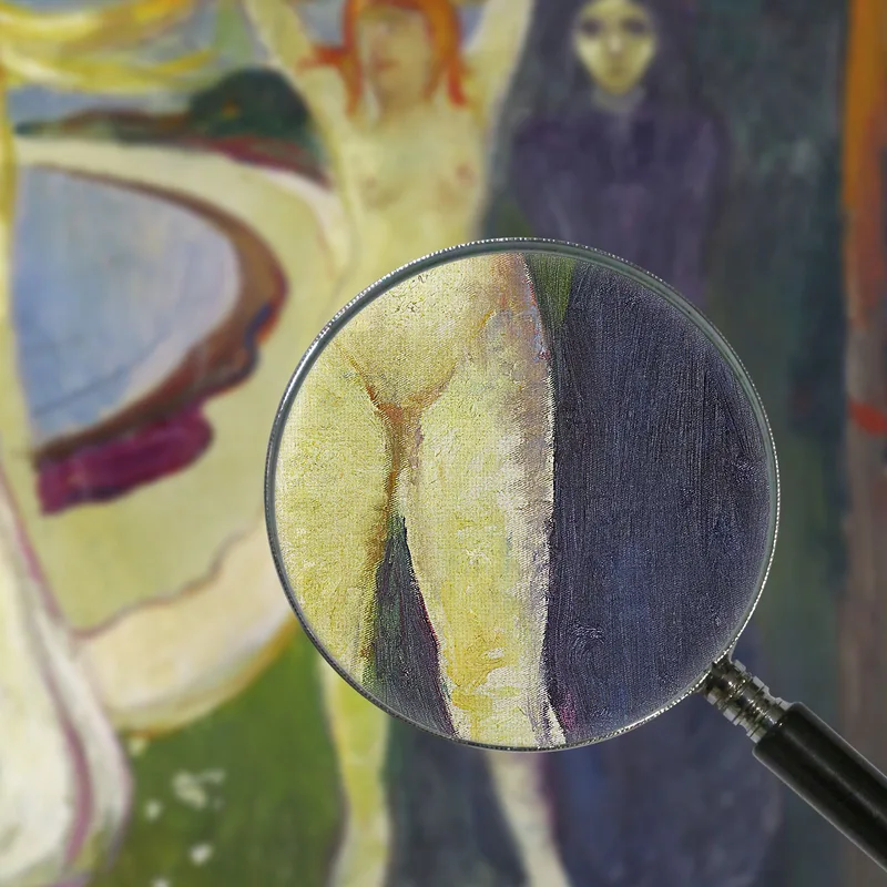 Mujer. Esfinge Edvard Munch