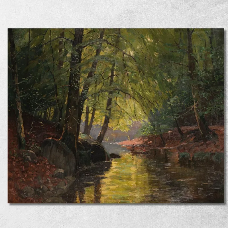 Boat Trip In The Spreewald Edward Theodore Compton canvas print