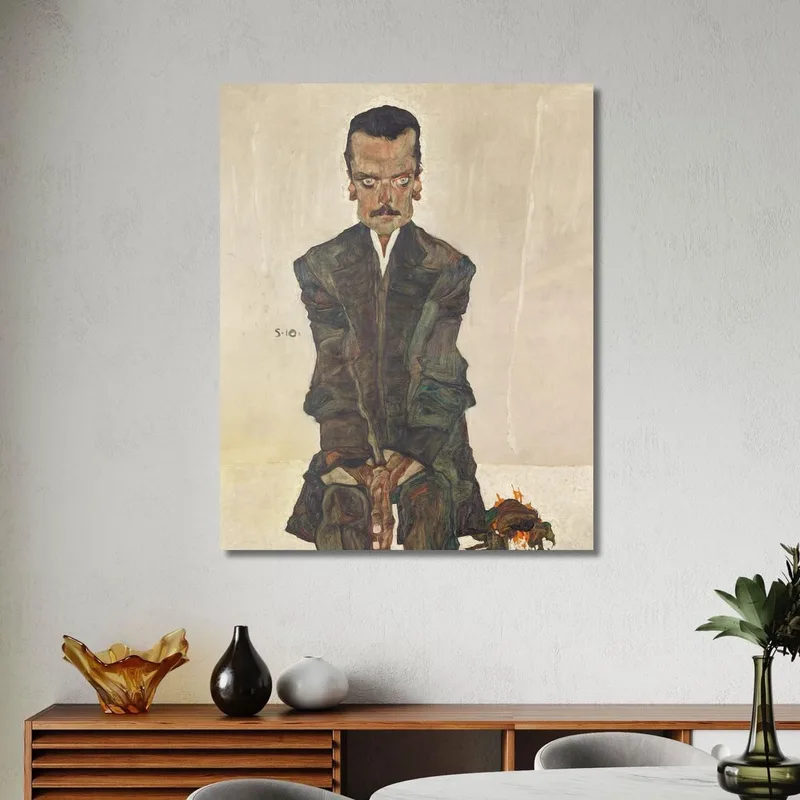 Portrait Of Eduard Kosmack Egon Schiele