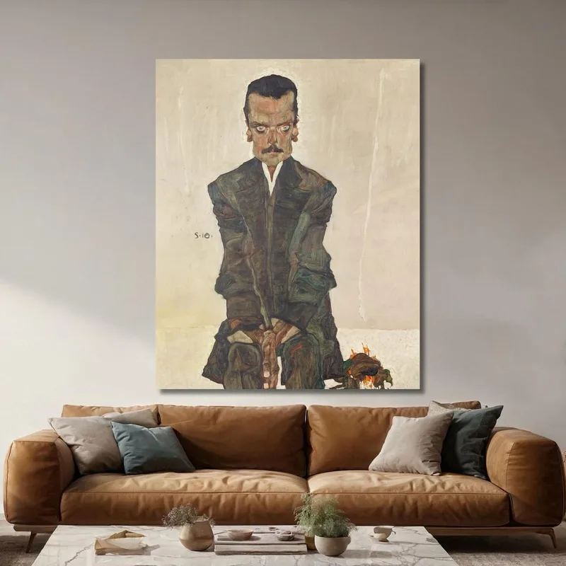 Portrait Of Eduard Kosmack Egon Schiele