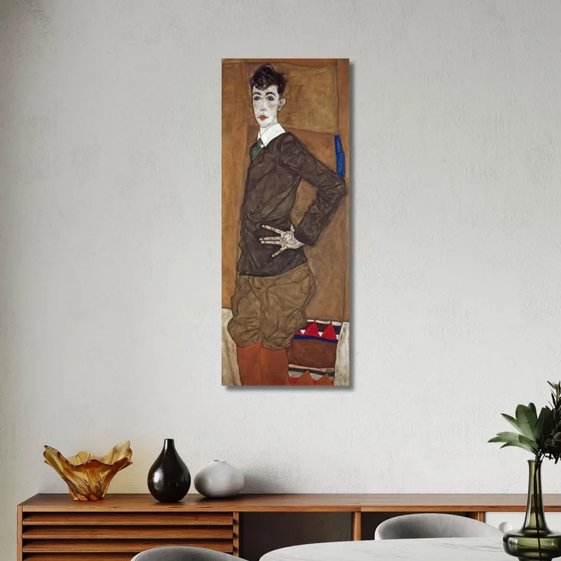 Portrait Of Erich Lederer Egon Schiele