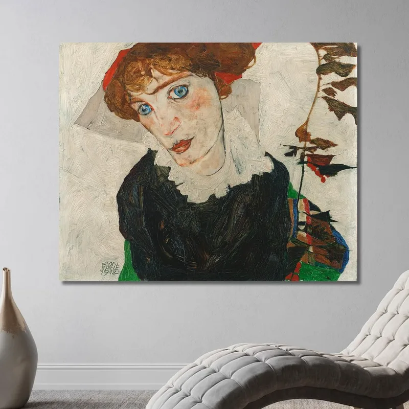Portrait Of Wally Neuzil Egon Schiele