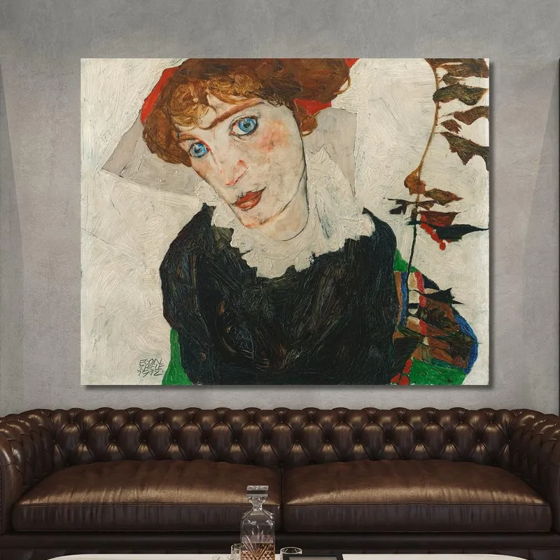 Portrait Of Wally Neuzil Egon Schiele