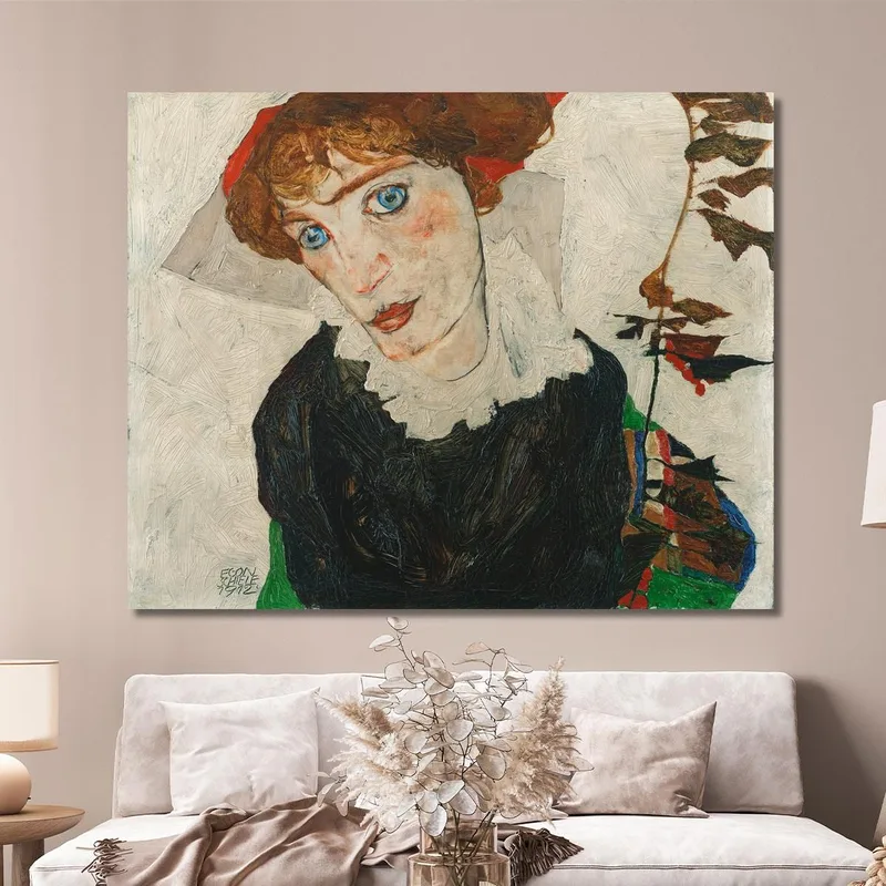 Portrait Of Wally Neuzil Egon Schiele