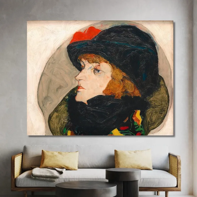 Portrait Ida Roessler Egon Schiele