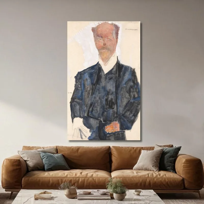 Portrait Otto Wagner Egon Schiele