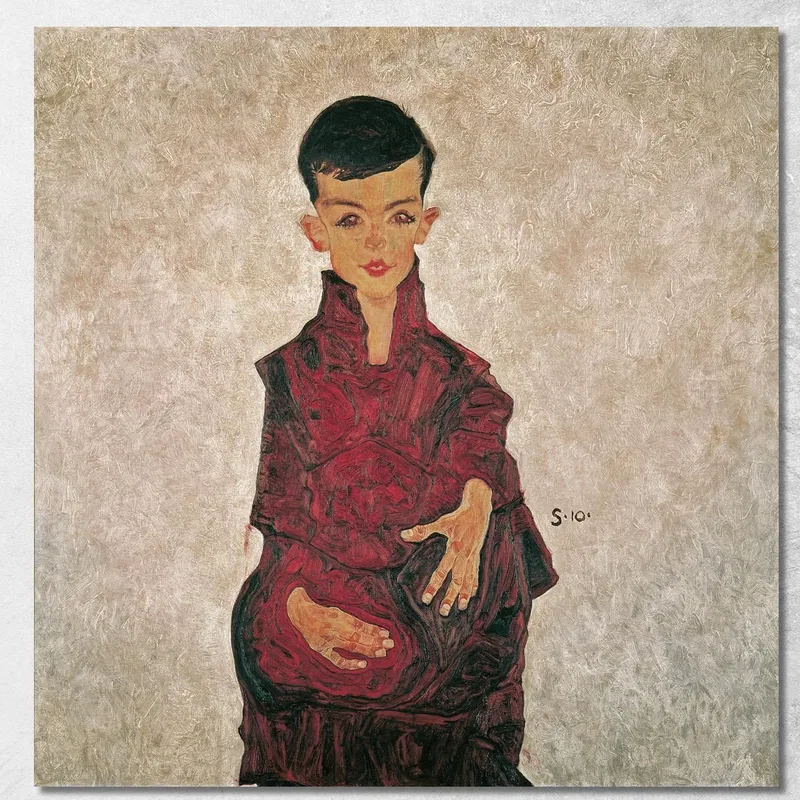 Ragazzo Reiner Ritratto Di Herbert Reiner Egon Schiele