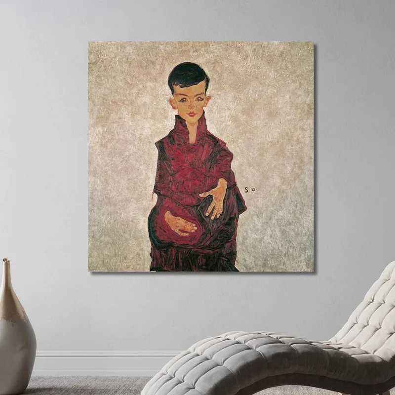 Ragazzo Reiner Ritratto Di Herbert Reiner Egon Schiele
