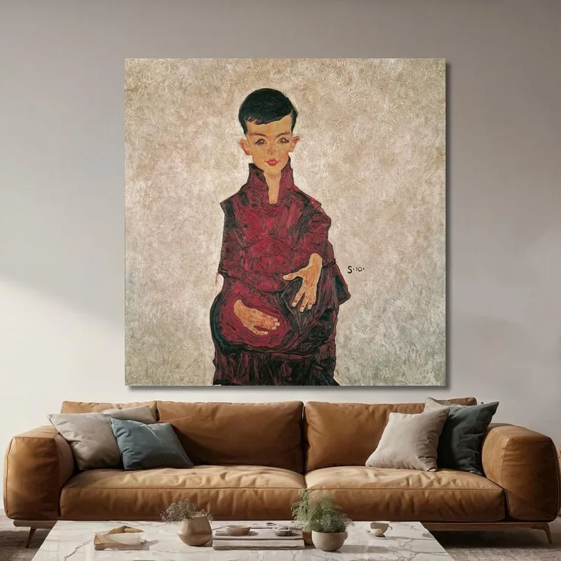 Ragazzo Reiner Ritratto Di Herbert Reiner Egon Schiele