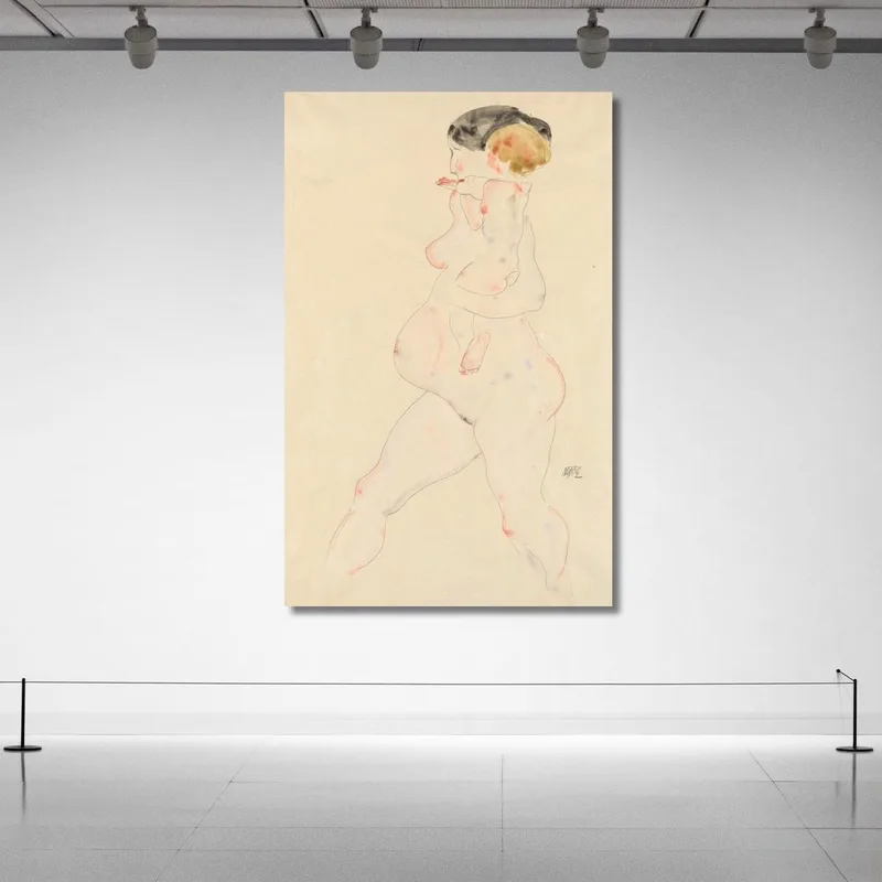 Pregnant Woman With Child In Her Arms Egon Schiele