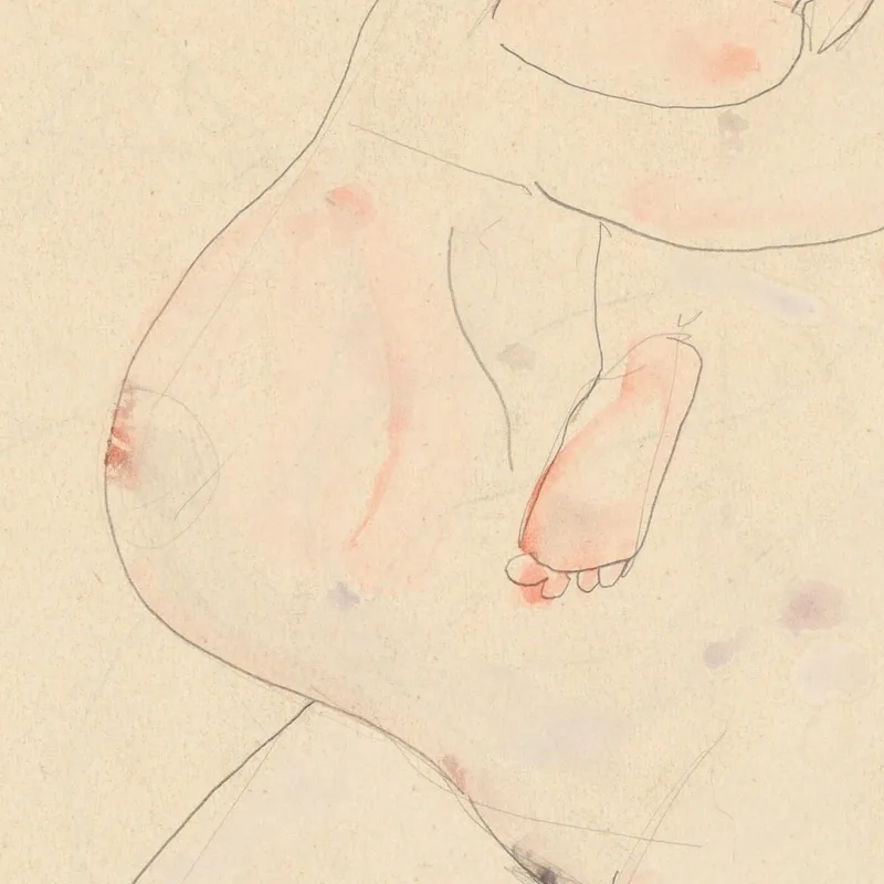 Pregnant Woman With Child In Her Arms Egon Schiele