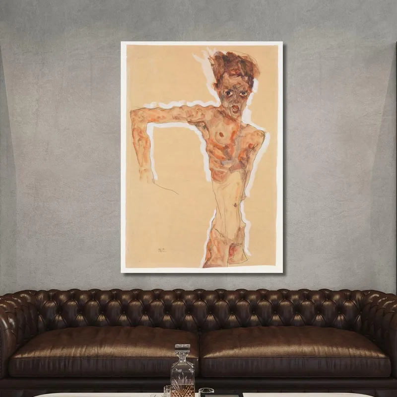 Autoritratto Egon Schiele