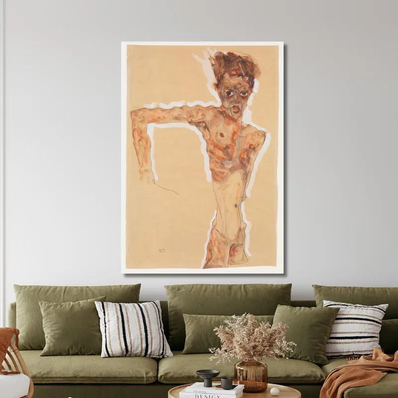 Autoritratto Egon Schiele