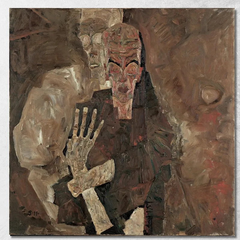 Self-Seer Ii (Death And Man) Egon Schiele