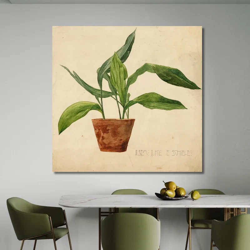 Potted Plant (Student Work) Egon Schiele