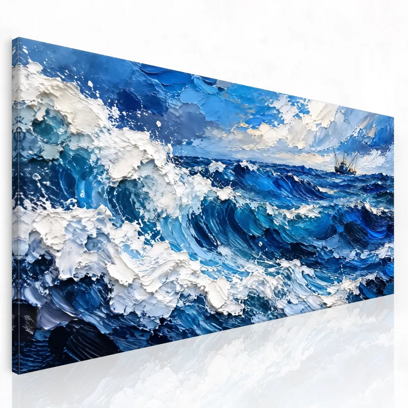 Fine art print dramatic ocean waves