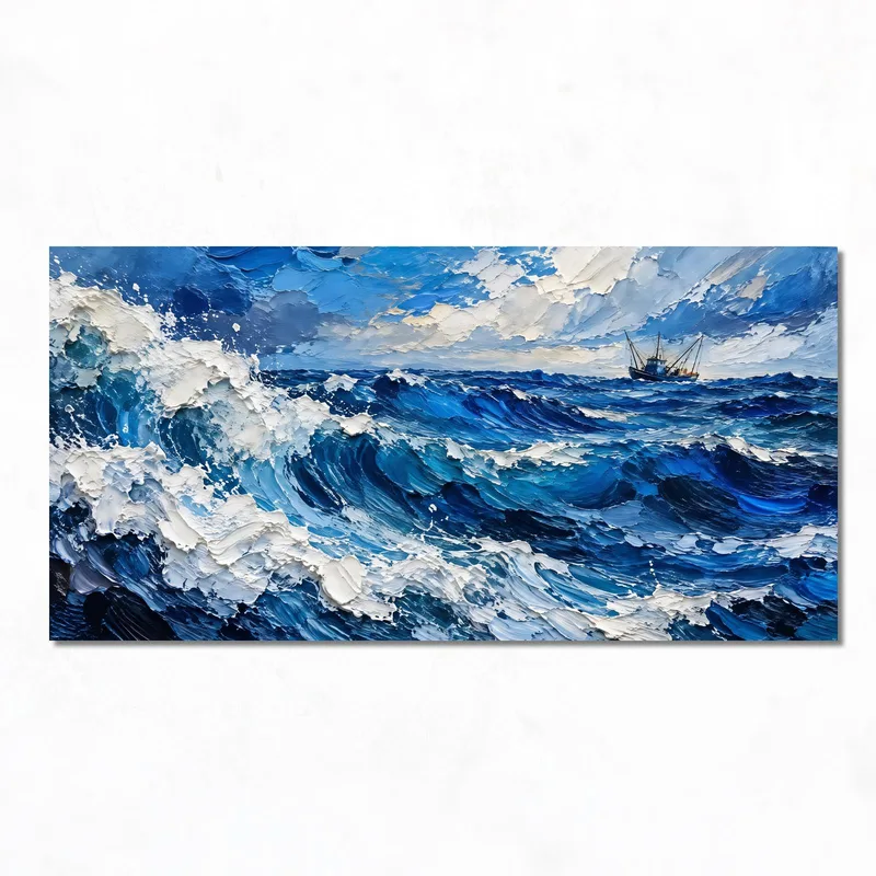 Fine art print dramatic ocean waves