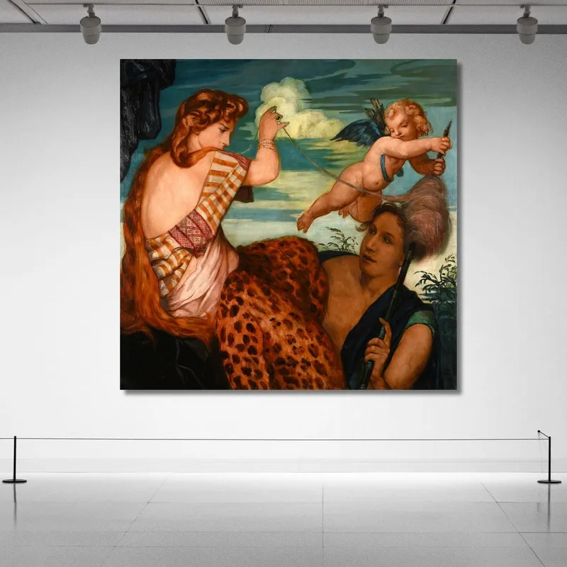 Hercules And Omphale Emile Bernard
