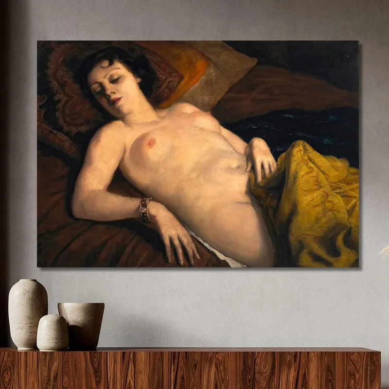 Liegender Akt Mit Armband Emile Bernard