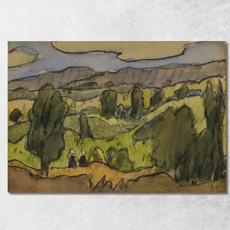 Landschaft Rund Um Pont Aven Emile Bernard