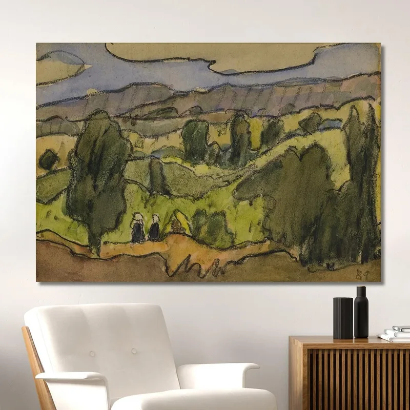 Landschaft Rund Um Pont Aven Emile Bernard