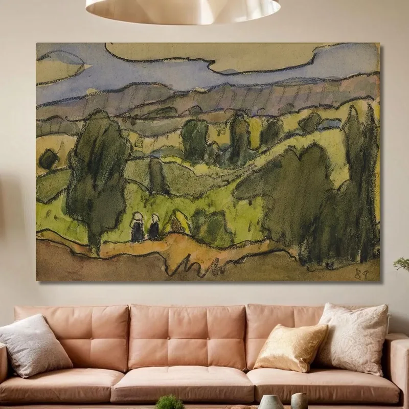 Landschaft Rund Um Pont Aven Emile Bernard