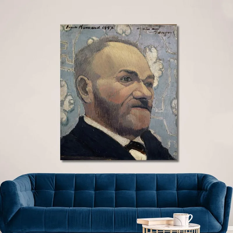 Porträt Von Pater Tanguy Emile Bernard