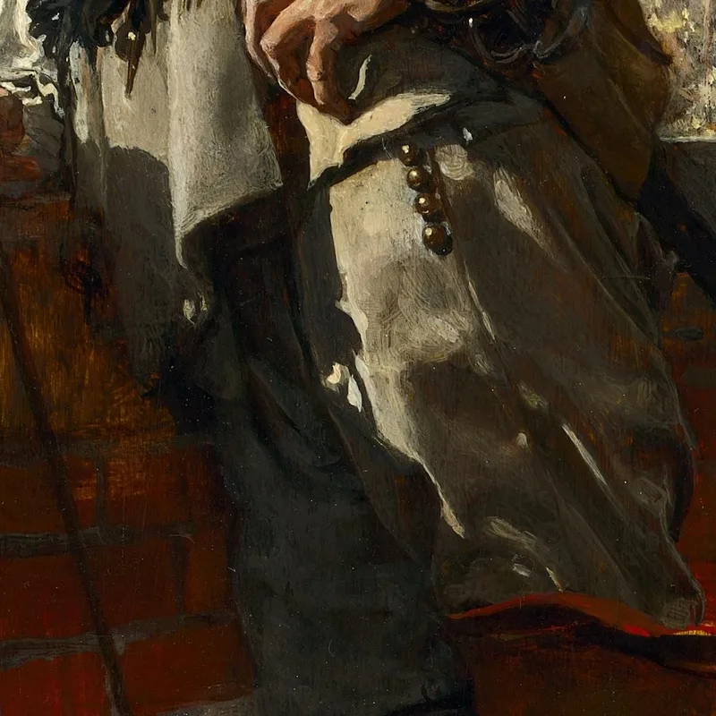 Su Una Terrazza Ernest Meissonier