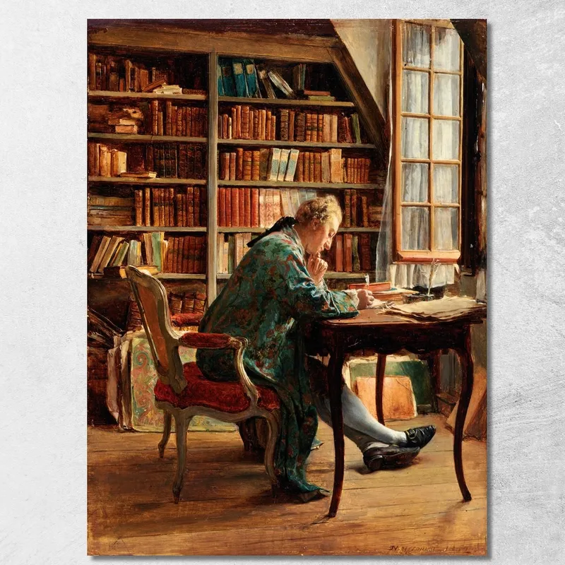 Der Bibliophile Ernest Meissonier