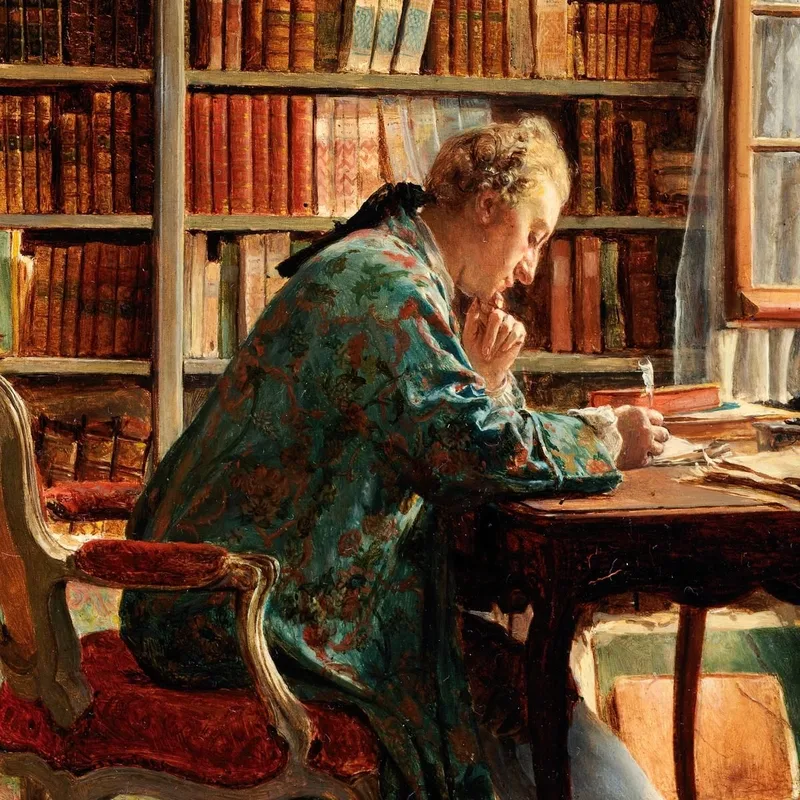 Der Bibliophile Ernest Meissonier