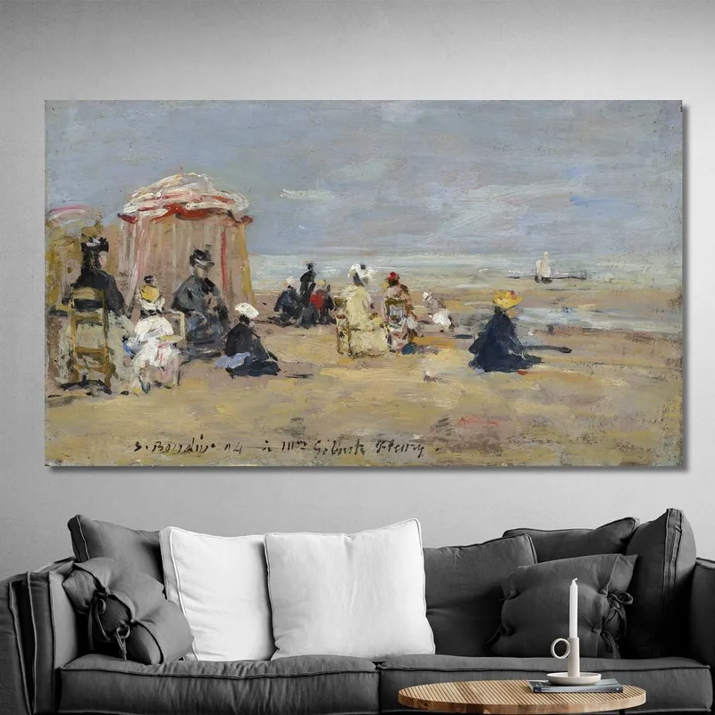 On The Beach Eugène Boudin