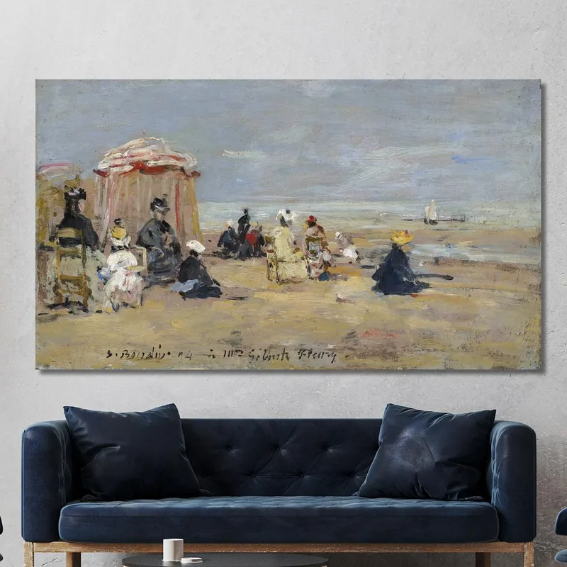 On The Beach Eugène Boudin